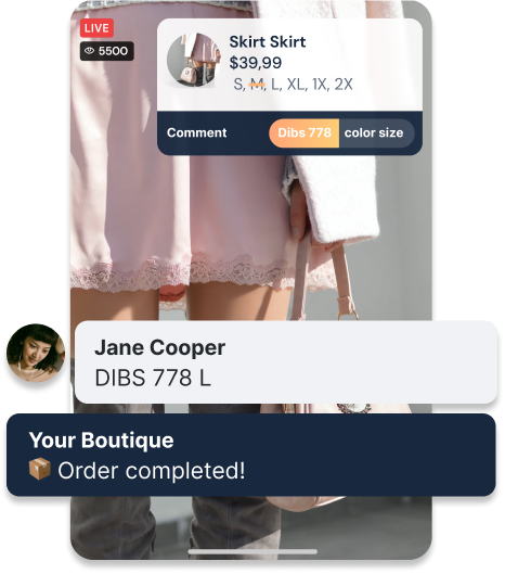 Automated invoicing with Facebook Live selling